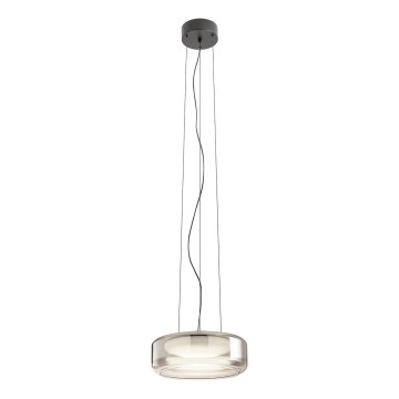 Redo 01-3591 - LED luster na sajli SOLERA LED/24W/230V prečnik 35 cm CRI 93 3000/4000K siva