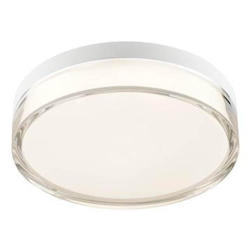 Redo 01-3731 - FRISBI LED plafonsko svetlo za kupatilo, 12W, 230V, Ø 23 cm, CRI 90, 3000/4000K, IP44, belo