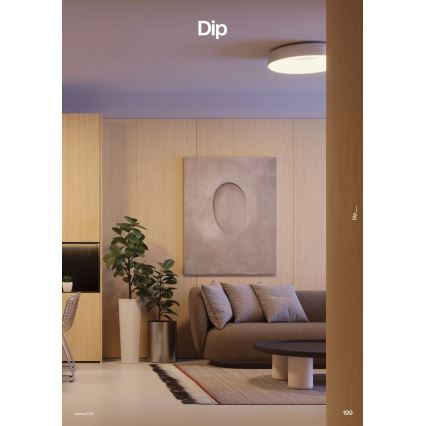 Redo 01-3941 - LED plafonsko svetlo DIP LED/40W/230V 2700/3000/4000/5000/6500K CRI 90 prečnik 62,4 cm bela