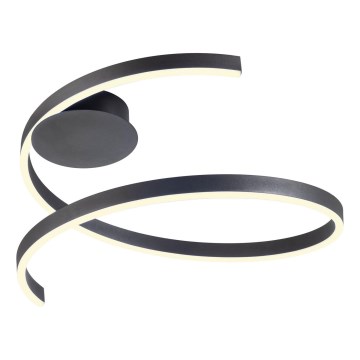 Redo 01-4012 - LED prigušiva stropna svetiljka SCROLL LED/38W/230V 3000K/4000K/6000K CRI 90 prečnik 60 cm crna