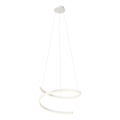 Redo 01-4013 - LED prigušiva luster na sajli SCROLL LED/38W/230V 3000K/4000K/6000K CRI 90 prečnik 60 cm bela