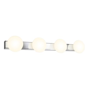Redo 01-4309 - LED plafonsko svetlo za kupatilo OVUM 4xLED/5W/230V 3000/4000K CRI 90 IP44 bela/sjajni hrom