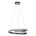 Redo 01-4362 - LED prigušiva luster na sajli TORSION LED/40W/230V 2700/3000/4000K CRI 90 prečnik 56 cm crna