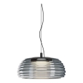 Redo 01-4541 - LED prigušiva viseći luster na sajli ONDULA LED/12W/230V 2700K/3000K CRI 90 prečnik 32 cm crna/zadimljena