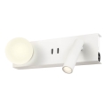 Redo 01-4660 - LED zidno svetlo NORMA LED/5W/230V + LED/3W CRI 90 USB bela