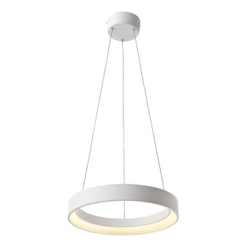 Redo 01-671 – LED luster na lanku LOOP, LED/38W/230V, prečnik 45 cm, bela