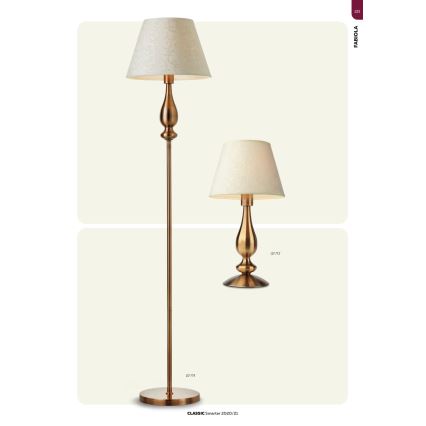 Redo 02-713 - Stona lampa FABIOLA 1xE27/28W/230V