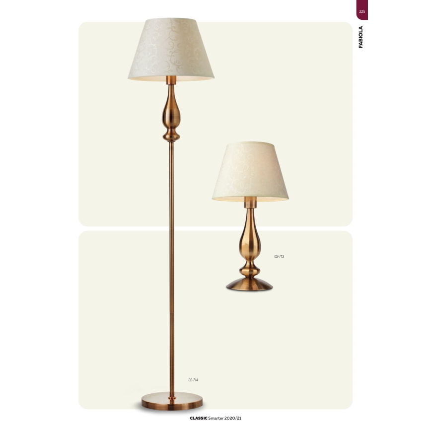Redo 02-713 - Stona lampa FABIOLA 1xE27/28W/230V