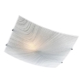 Redo 05-812 - Plafonsko svetlo SHAKE 1xE27/42W/230V 29,5x29,5 cm, belo