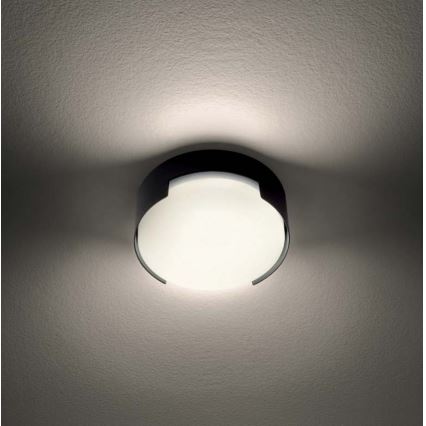 Redo 90004 - LED spoljašnje plafonsko svetlo SKOR LED/12W/230V prečnik 15 cm IP54 braon