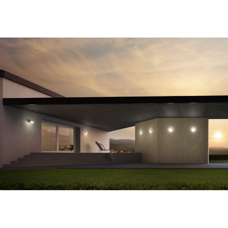 Redo 90021 - LED spoljašnje zidno svetlo TOKYO LED/12W/230V 3000K IP54 braon