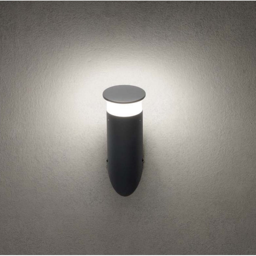 Redo 90073 - LED RGBW Spoljašnje zidno svetlo ALGON LED/6W/230V Wi-Fi Tuya IP65 antracit