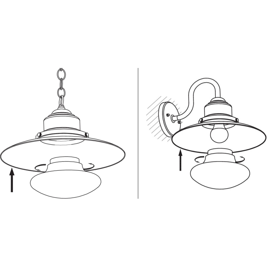 Redo 90094 - Rezervna prigušiva za luster i lampu ELIO, bela