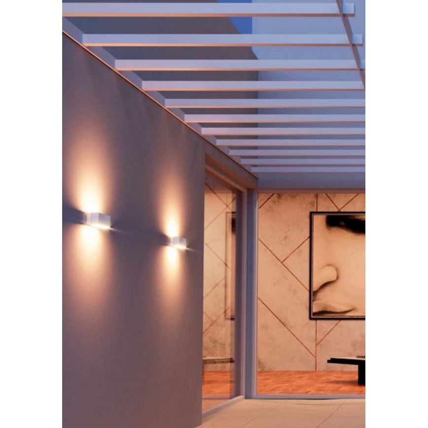 Redo 90095 - LED spoljna zidna svetiljka PLANIT LED/10W/230V 3000K IP54 bela