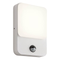 Redo 90131 - LED spoljašnje zidno svetlo sa senzorom pokreta i sumraka COLIN LED/9W/230V 3000K IP54 belo