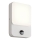 Redo 90132 - LED spoljna zidna lampa COLIN sa senzorom pokreta i sumraka LED/9W/230V 4000K IP54, bela