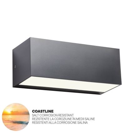 Redo 90154 - Spoljašnja zidna LED svetiljka LAMPRIS LED/12W/230V IP65