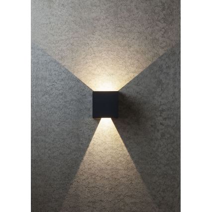 Redo 90174 - LED spoljašnje zidno svetlo VARY 2xLED/6W/230V 3000K IP54 braon
