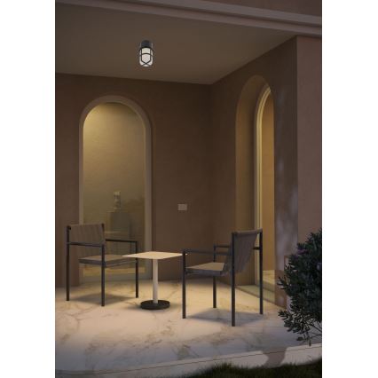 Redo 90195 - Spoljno reflektorsko svetlo TRITON 1xE27/28W/230V IP54 crna