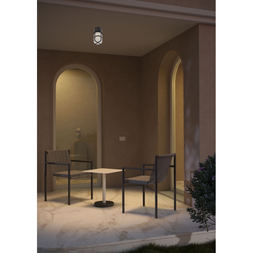 Redo 90195 - Spoljno reflektorsko svetlo TRITON 1xE27/28W/230V IP54 crna