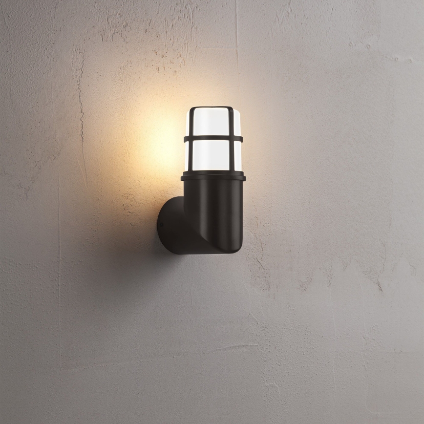 Redo 90198 - Spoljna zidna lampa TRITON 1xE27/28W/230V IP54 crna