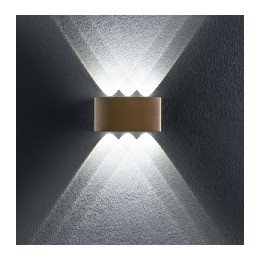 Redo 90226 - LED spoljašnje zidno svetlo FABO LED/6W/230V 3000K IP54 sivo