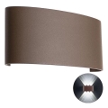 Redo 90227 - Spoljašnja zidna LED lampa FABO LED/6W/230V 3000K IP54 braon
