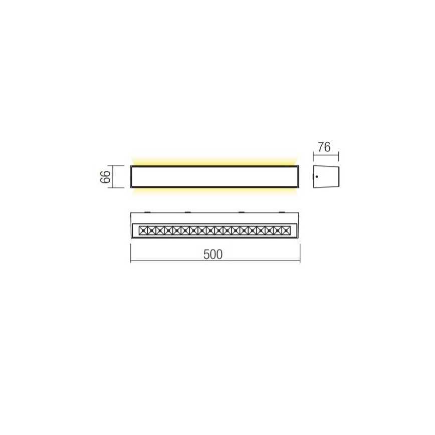 Redo 90259 - LED spoljašnje zidno svetlo AROOS LED/21W/230V 3000K IP65 belo