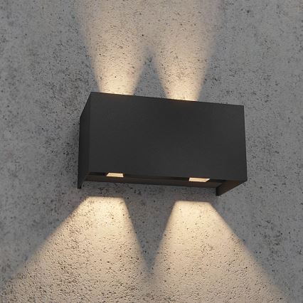 Redo 90303 - LED spoljašnja zidna svetiljka VARY 4xLED/5W/230V 4000K IP54 antracit