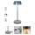 Redo 90310 - LED prigušiva dodirna stona lampa ILUNA LED/2,5W/5V 2700-3000K 3000 mAh IP65 plava
