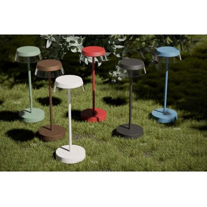 Redo 90312 - ILUNA LED dodirna stona lampa, prigušiva, LED/2,5W/5V 2700-3000K 3000 mAh IP65 crna