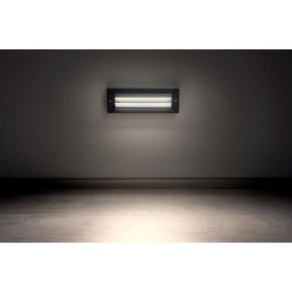 Redo 90330 - LED spoljašnje zidno svetlo KRUP LED/6W/230V IP65 antracit
