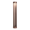 Redo 90366 - LED spoljašnja lampa ZEUS LED/11,5W/230V 3000K 75 cm IP54 braon
