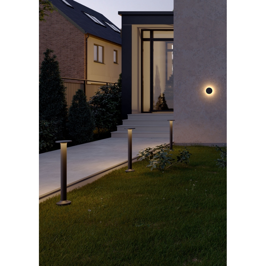 Redo 90369 - LED spoljašnje zidno svetlo AURA LED/8W/230V 3000K IP65 antracit