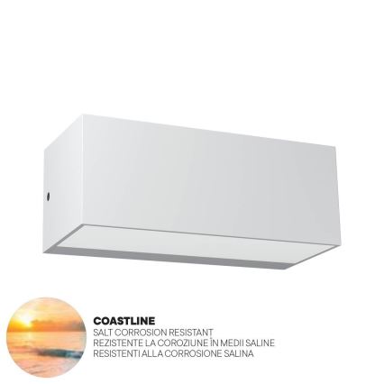 Redo 90373 - Spoljašnje zidno svetlo LAMPRIS LED/13W/230V IP65, belo