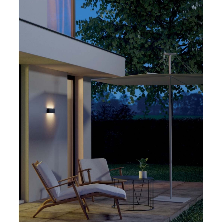 Redo 90377 - LED spoljašnje zidno svetlo KAMAL LED/4,4W/230V 3000K IP54 braon