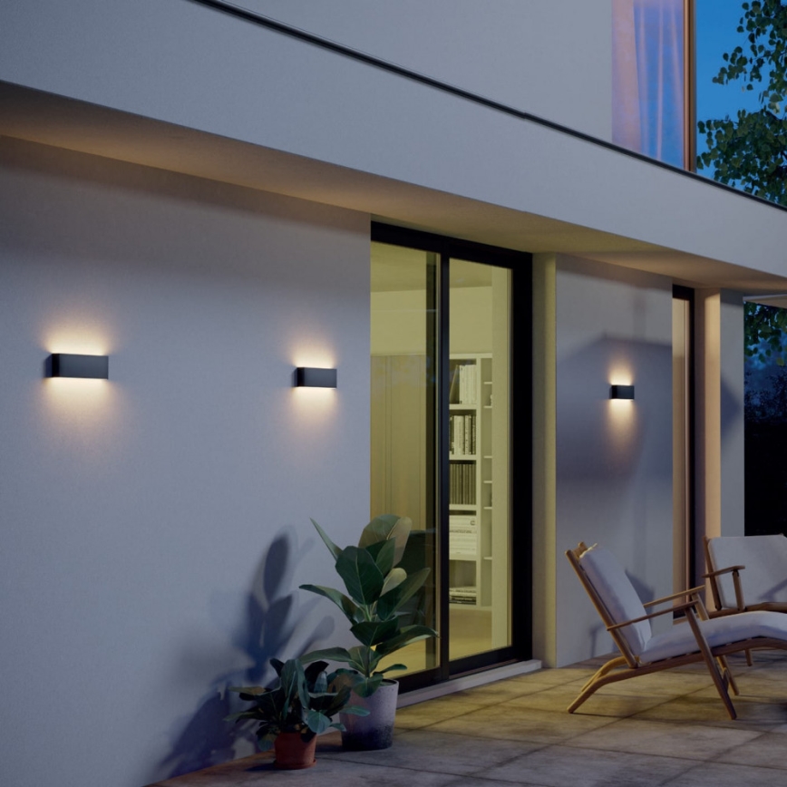 Redo 90388 - LED spoljašnje zidno svetlo KAMAL LED/15W/230V 3000K IP54 sivo