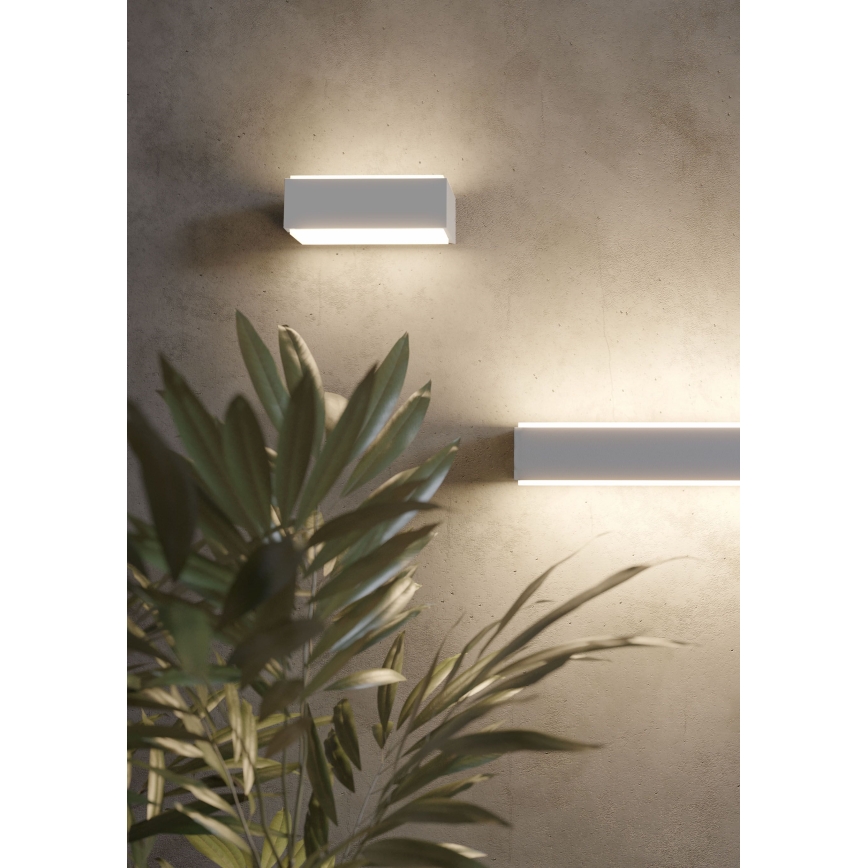 Redo 90400 - LED Spoljašnje zidno svetlo DASH LED/9W/230V 4000K IP65 bela