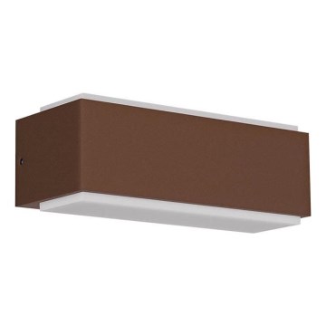 Redo 90404 - LED spoljno zidno svetlo DASH LED/9W/230V 4000K IP65 braon