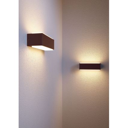 Redo 90404 - LED spoljno zidno svetlo DASH LED/9W/230V 4000K IP65 braon