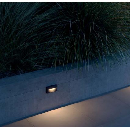 Redo 90426 - LED spoljašnje zidno svetlo POLIFEMO LED/8W/230V IP65 antracit