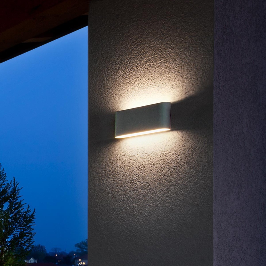 Redo 90452 - LED spoljna zidna svetiljka KLIPPE LED/24W/230V 3000K IP54 antracit