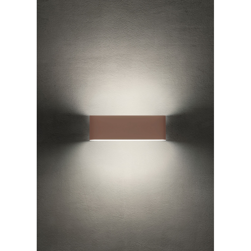 Redo 90453 - KLIPPE spoljno zidno LED svetlo 24W/230V 3000K IP54 braon