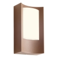 Redo 90484 - WARP LED spoljašnje zidno svetlo LED/8W/230V 3000K IP44 braon