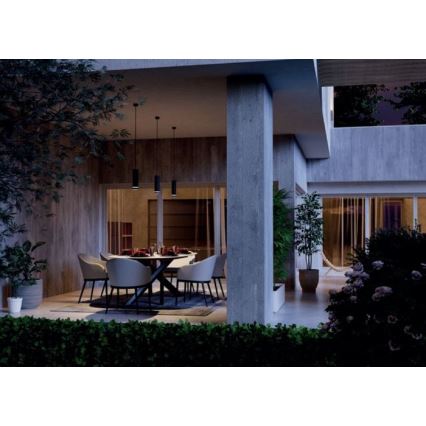 Redo 90514 - LED spoljašnja viseća svetiljka KLOU LED/9W/230V IP54 antracit