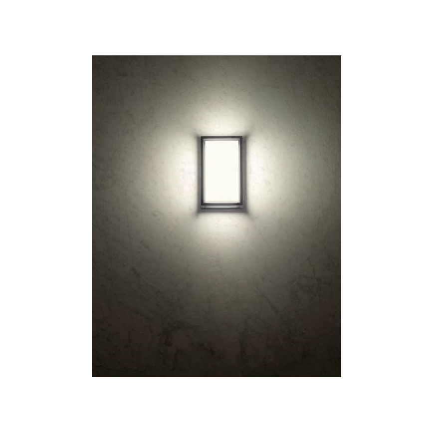 Redo 90533 - QUADRIS spoljna zidna LED svetiljka/12W/230V IP54 antracit