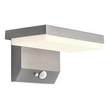 Redo 90535 - Solarno zidno LED svetlo sa senzorom TAIYO LED/2W/3,7V 3000K 2200 mAh IP54 antracit