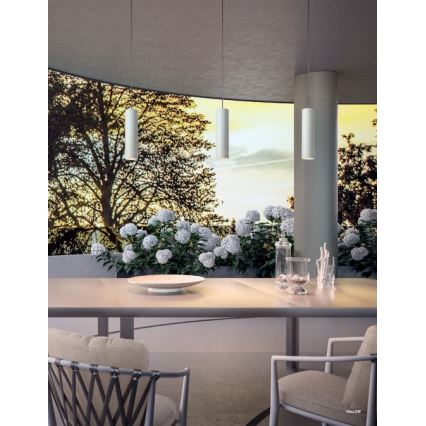 Redo 90570 - KLOU spoljna viseća LED svetiljka 9W/230V IP54 bela