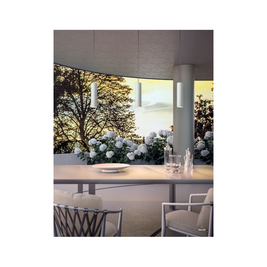 Redo 90570 - KLOU spoljna viseća LED svetiljka 9W/230V IP54 bela