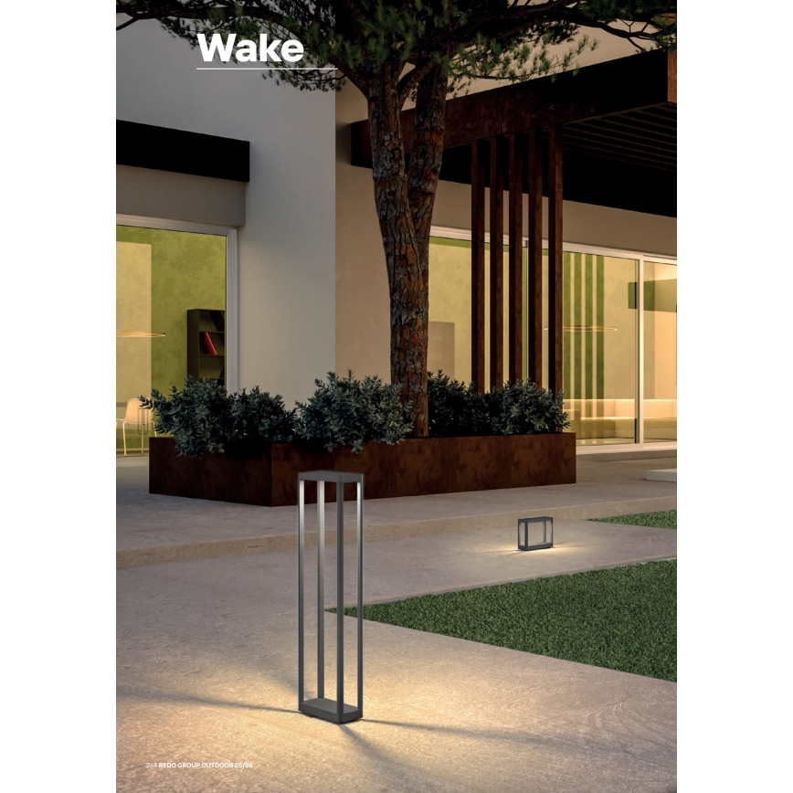 Redo 90580 - LED spoljna lampa WAKE LED/8W/230V 3000K 20 cm IP65 antracit